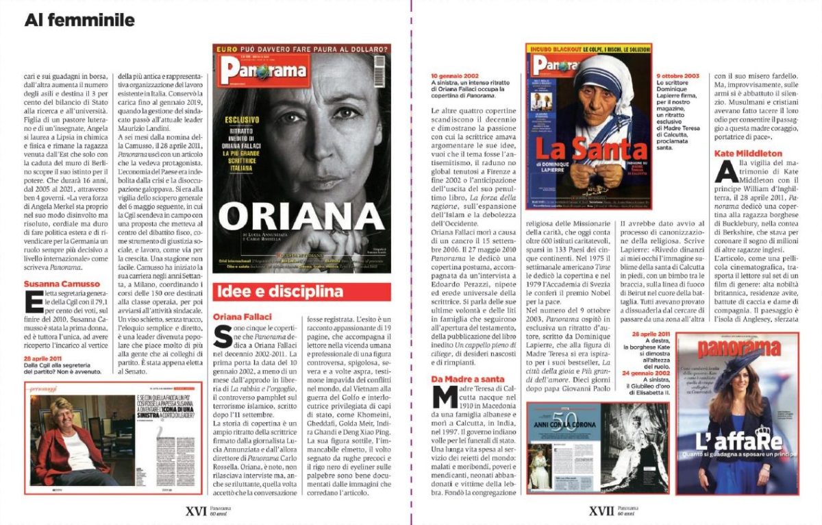 Il ruolo di periodici come
Panorama è di riflettere sul futuro Il ruolo di periodici come
Panorama è di riflettere sul futuro