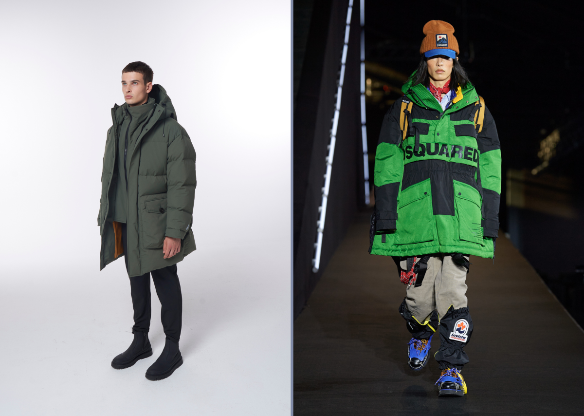 Tecnico e chic, il glamour urbano approda sulle piste