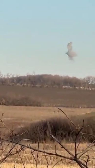 Elicottero russo abbattuto in Ucraina | video