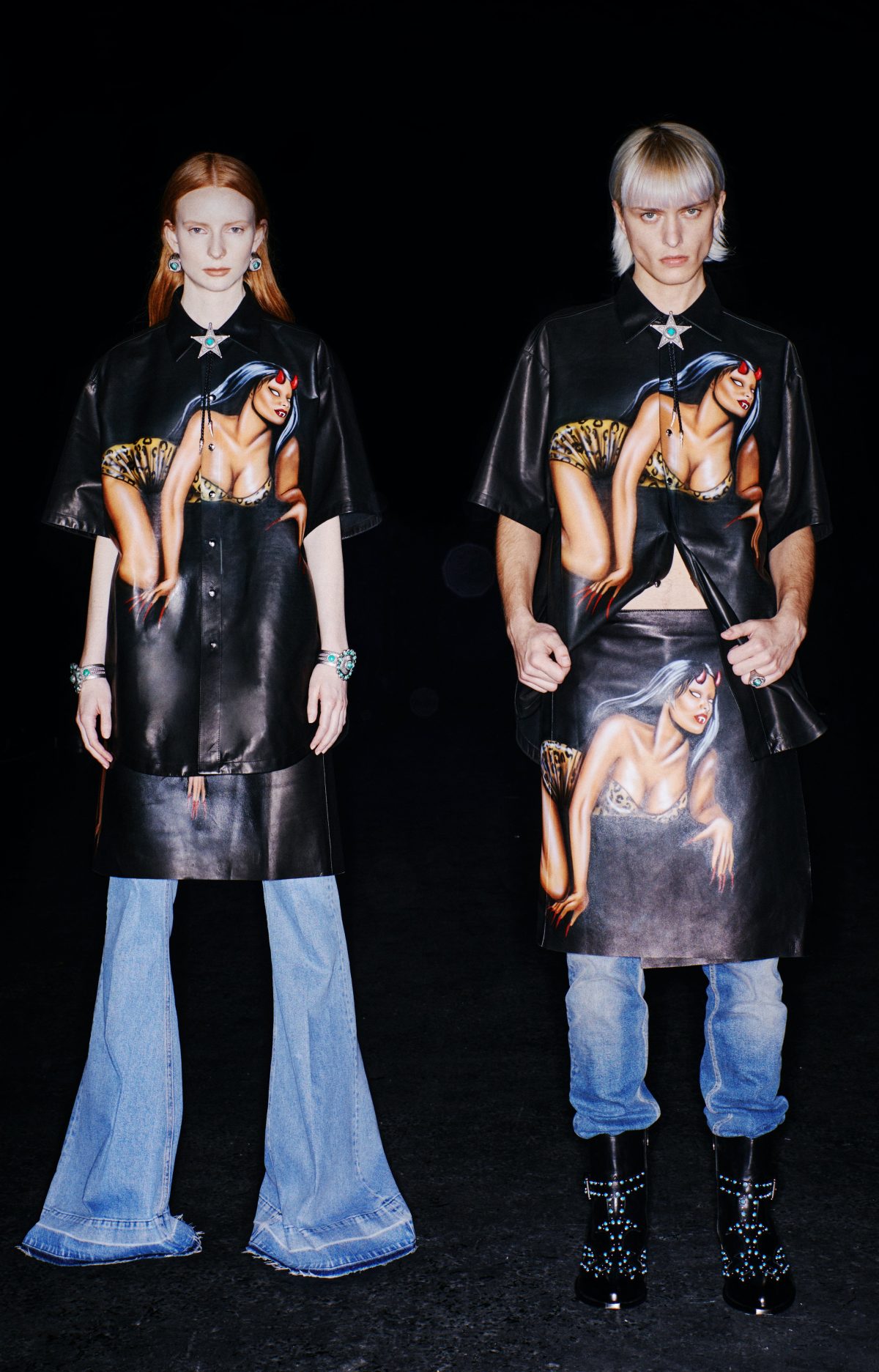 Galleria foto 'Il ritorno del denim «grunge», in chiave couture' - foto 42