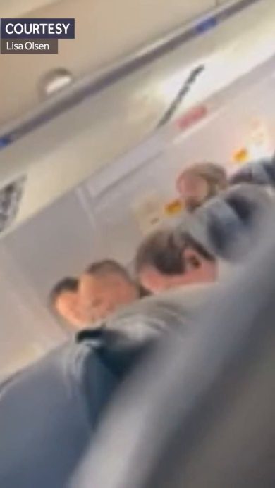 Aggressione su un volo United Airlines Los Angeles-Boston | video