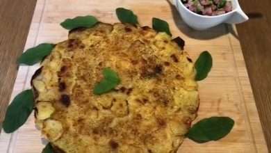 Cuciniamo insieme: focaccia di patate con fave e pancetta