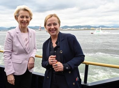 Meloni oggi incontrerà Von Der Leyen in Emilia-Romagna