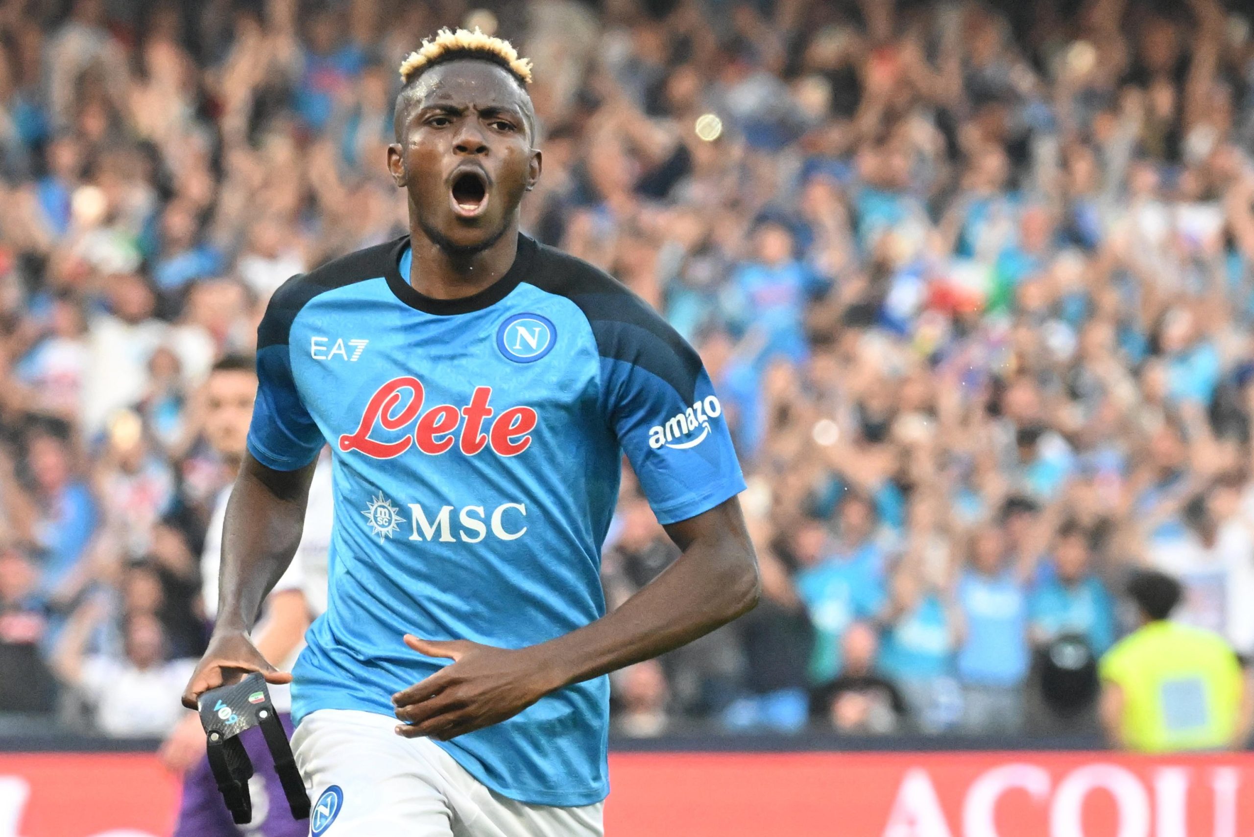 De Laurentiis, contatti per il rinnovo di Osimhen con il Napoli