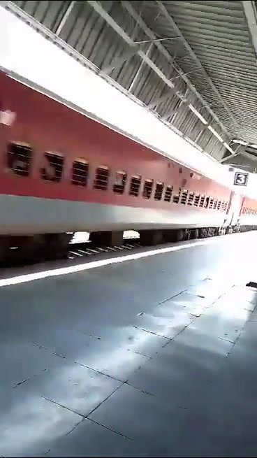 India: uomo si getta da treno ad alta velocità | video