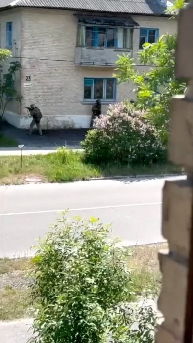 Militari anti russi in azione nella regione di Belgorod | video