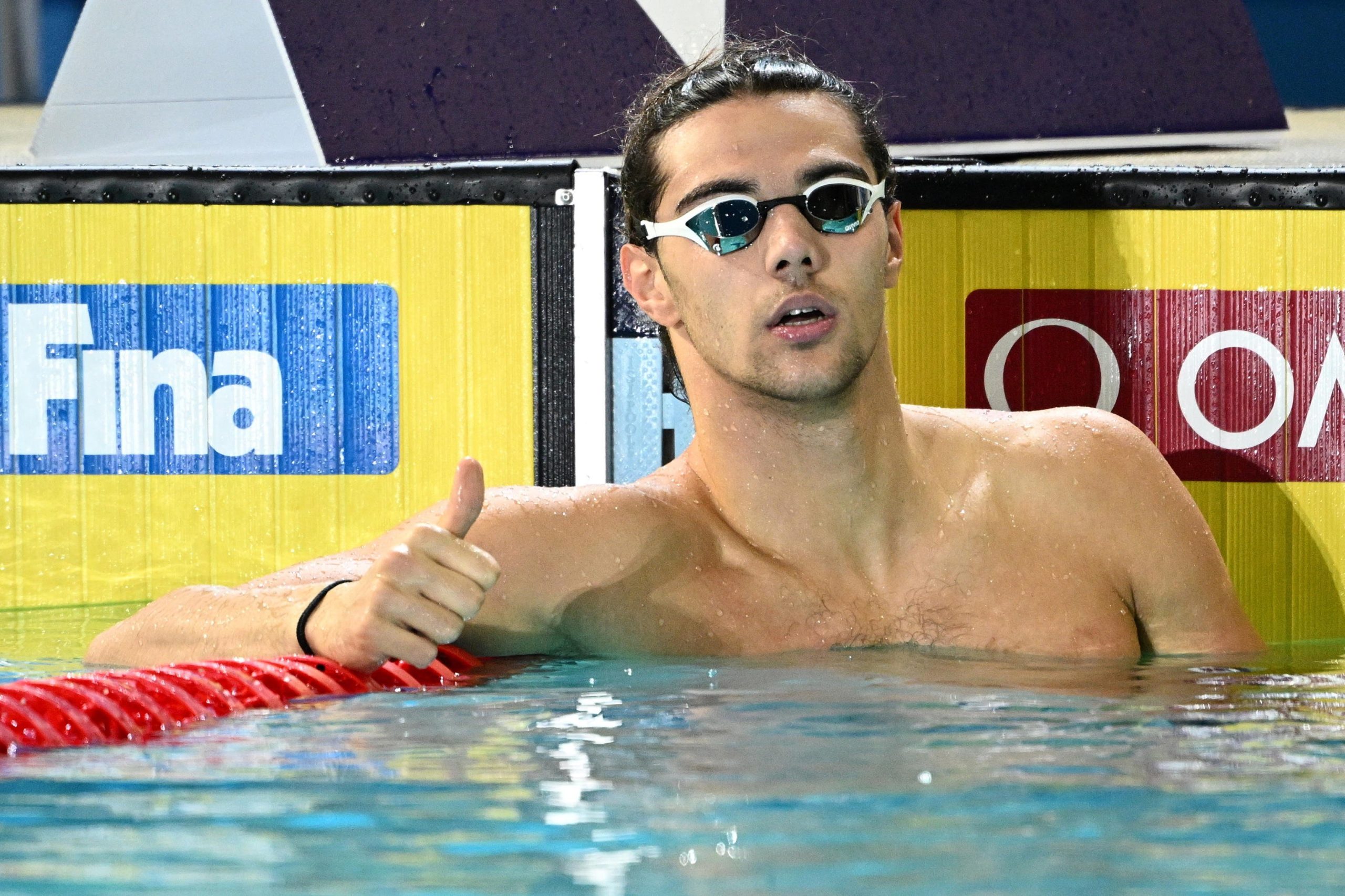 Thomas Ceccon oro ai mondiali di nuoto nei 50 m. delfino Thomas Ceccon oro ai mondiali di nuoto nei 50 m. delfino