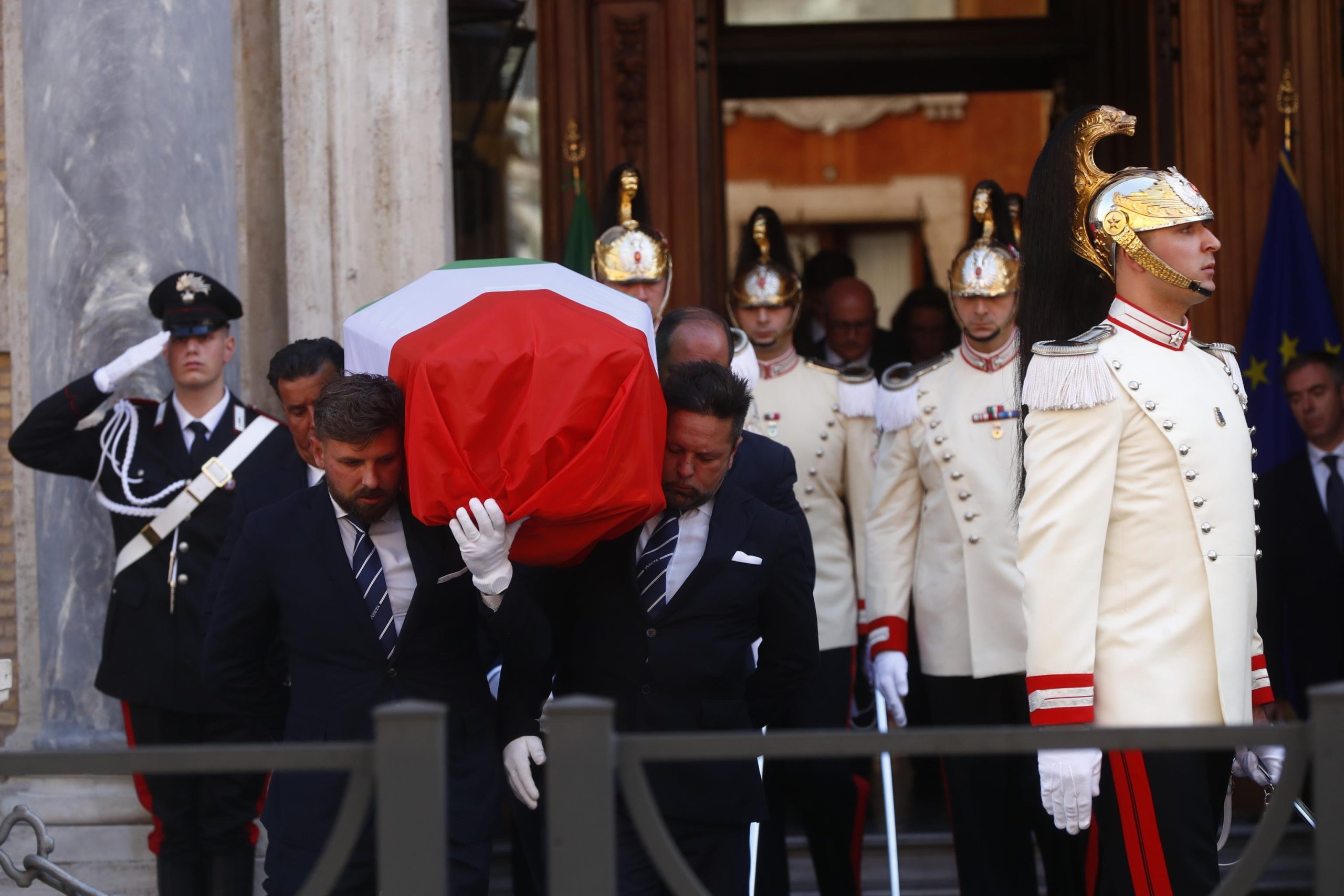 Napolitano: il funerale laico alla Camera Napolitano: il funerale laico alla Camera