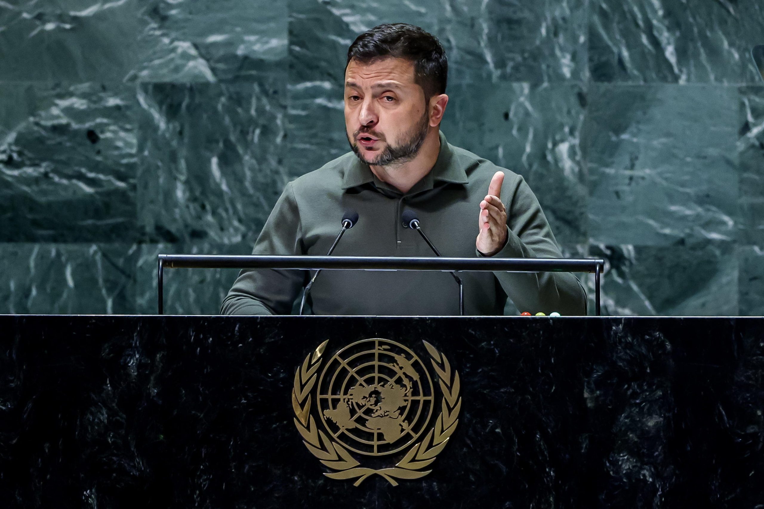 Zelensky parla all’Onu: «Via alla Russia il potere di veto» Zelensky parla all’Onu: «Via alla Russia il potere di veto»