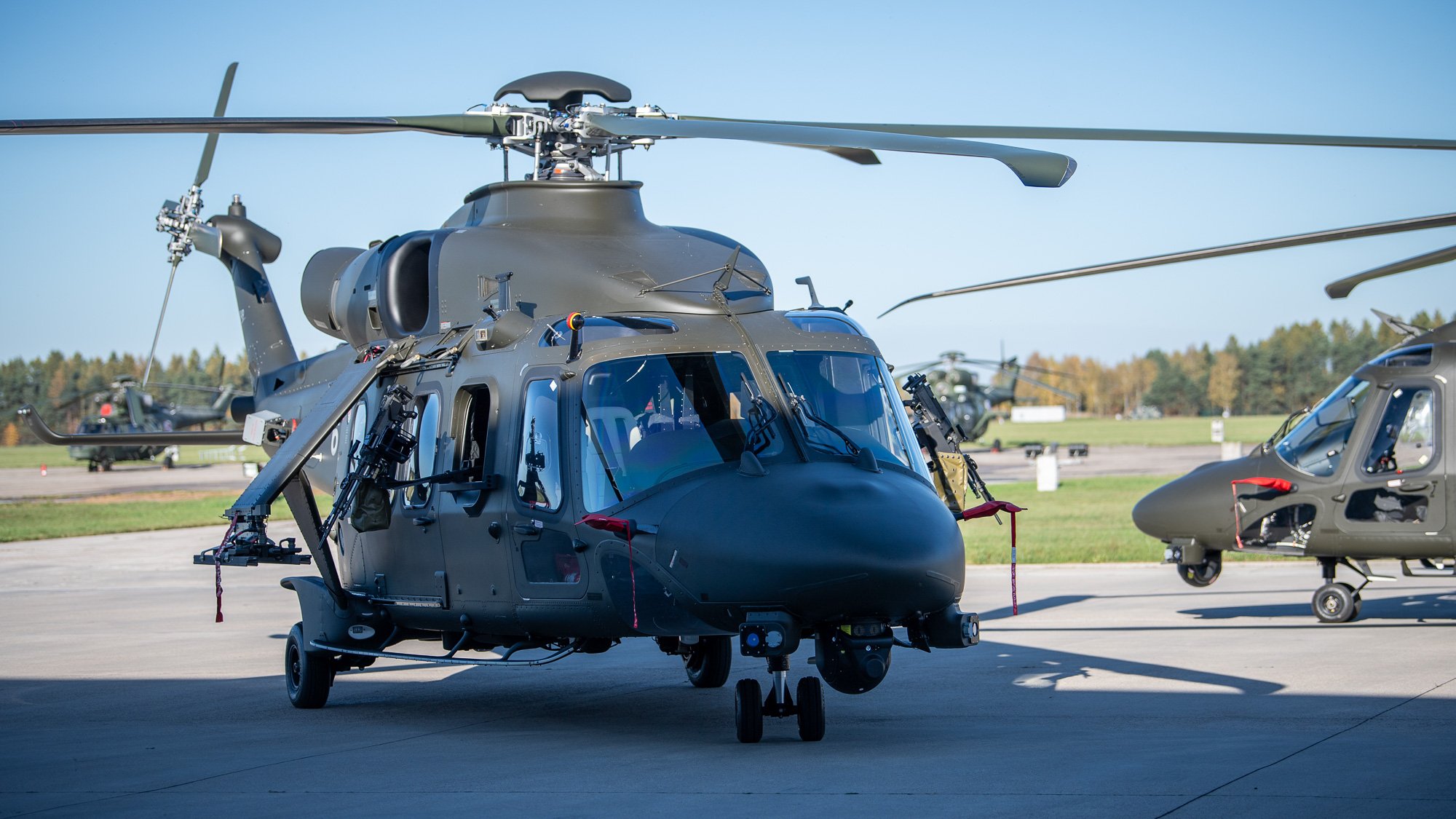 Consegnati i primi elicotteri Leonardo AW149 alla Polonia