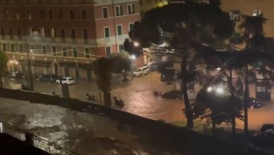 Maltempo: allagate Recco e Camogli | video