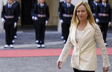 Giorgia Meloni è arrivata a Tel Aviv