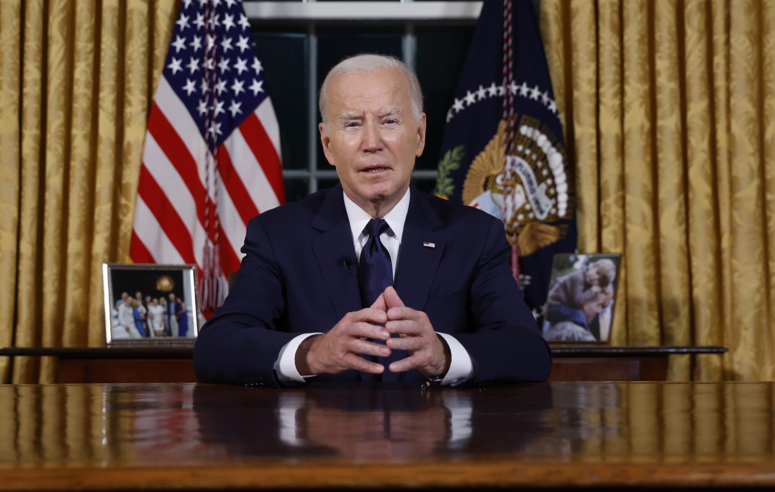 Biden: «Hamas e Putin vogliono annientare le democrazie» Biden: «Hamas e Putin vogliono annientare le democrazie»