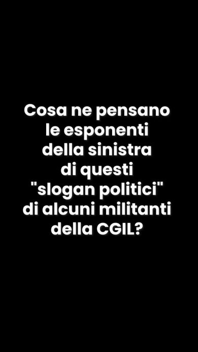 Coro della Cgil contro la Meloni definita «puttan…» | video