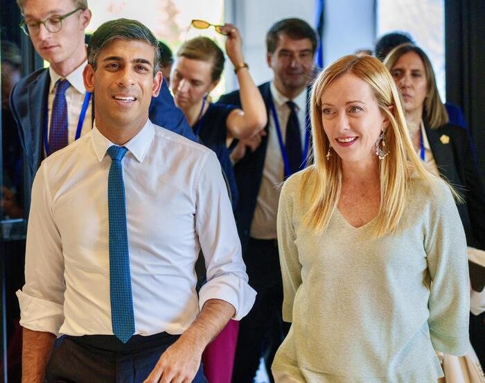 Meloni-Sunak: fermiamo gli sbarchi irregolari Meloni-Sunak: fermiamo gli sbarchi irregolari