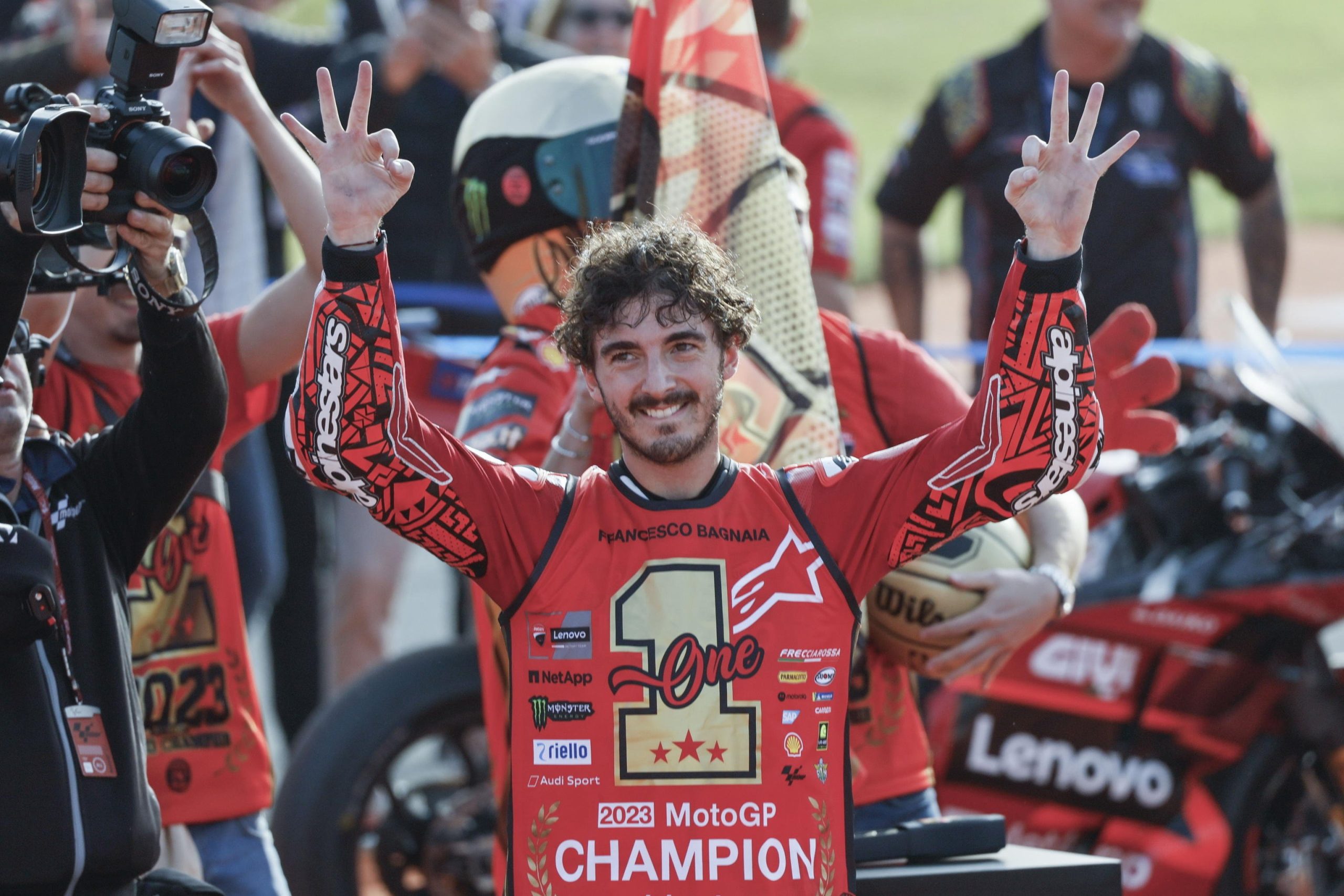 Bagnaia è campione del mondo di MotoGp per la seconda volta