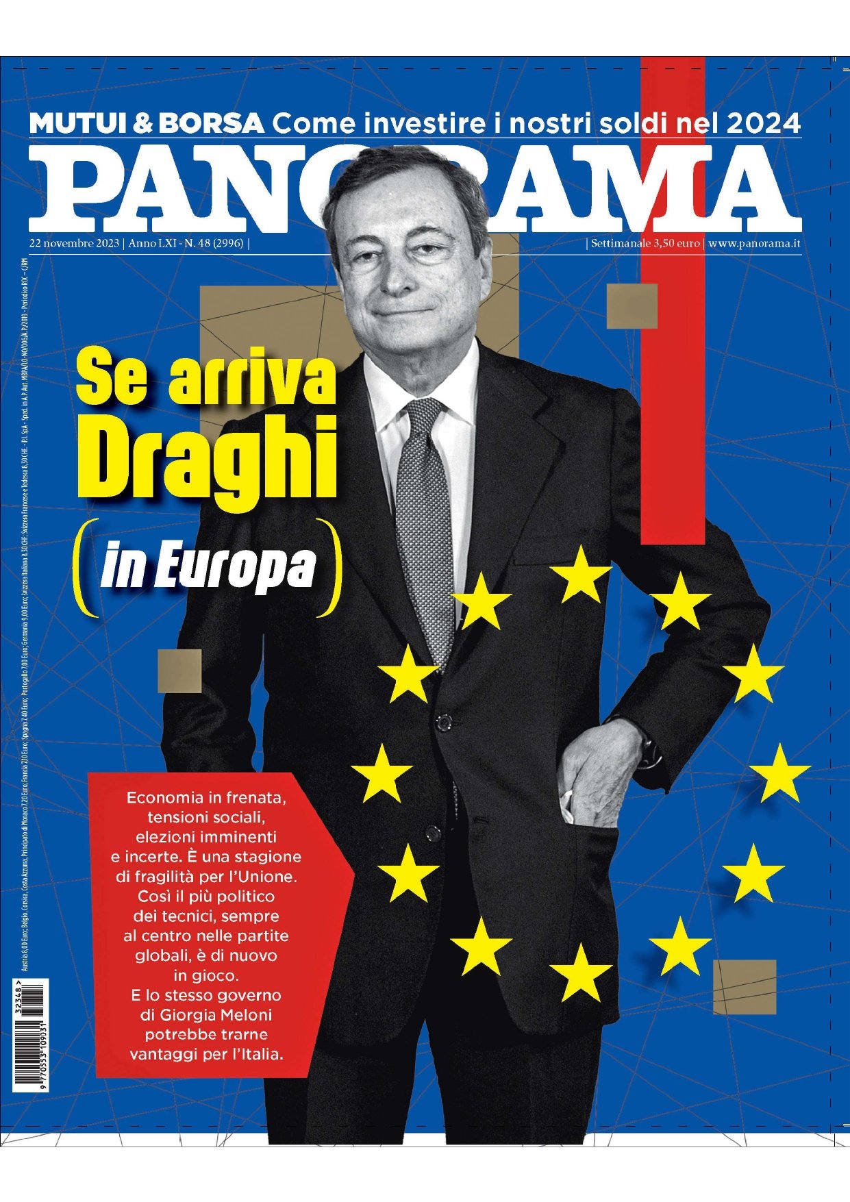 Se arriva Draghi (in Europa) – Panorama in edicola