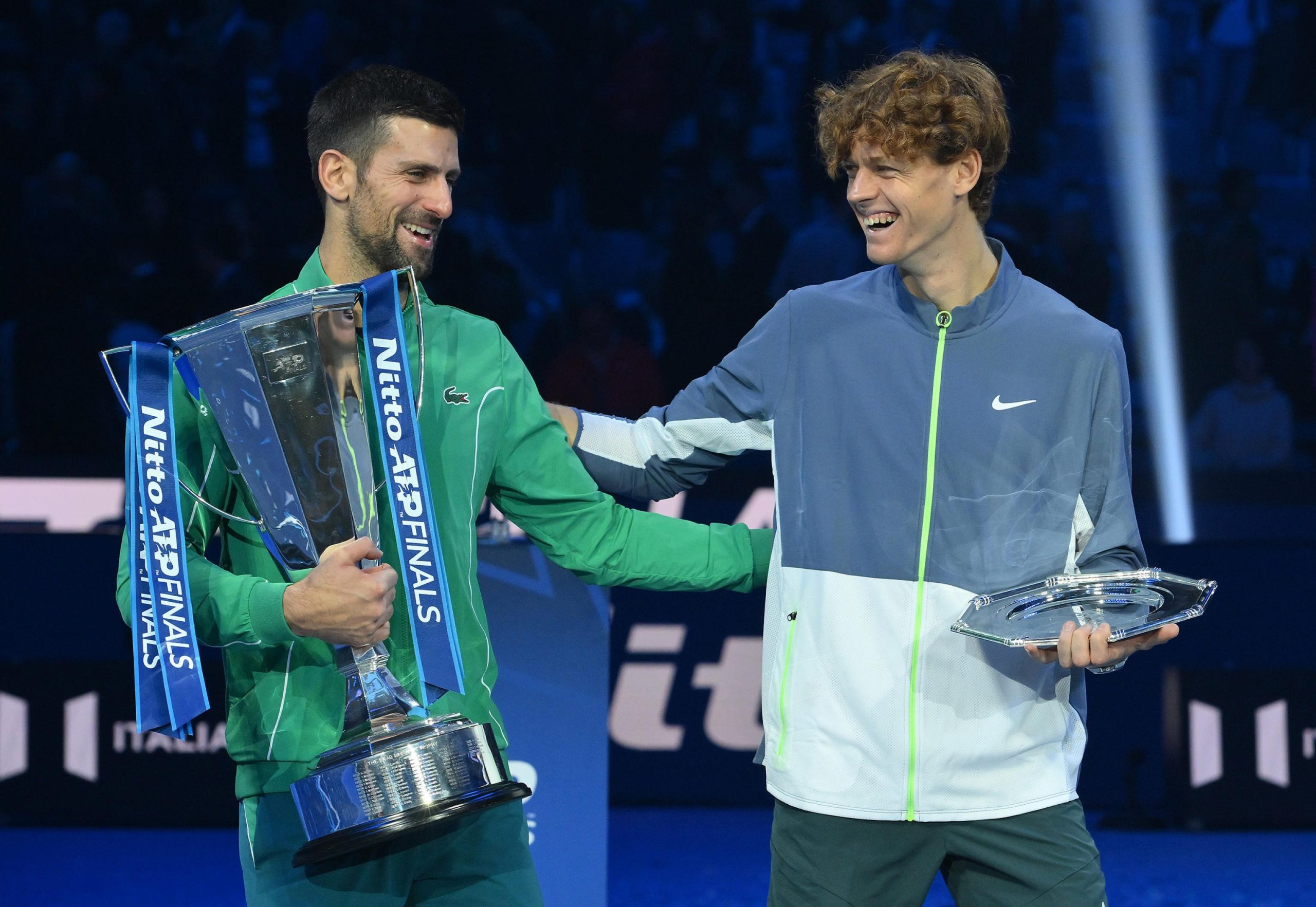 Ascolti tv record, il 36%, per la finale delle ATP Finals tra Sinner e Djokovic