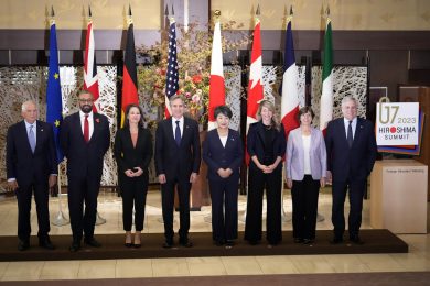 G7, i ministri degli Esteri: “Soluzione a 2 stati è l’unica via”.