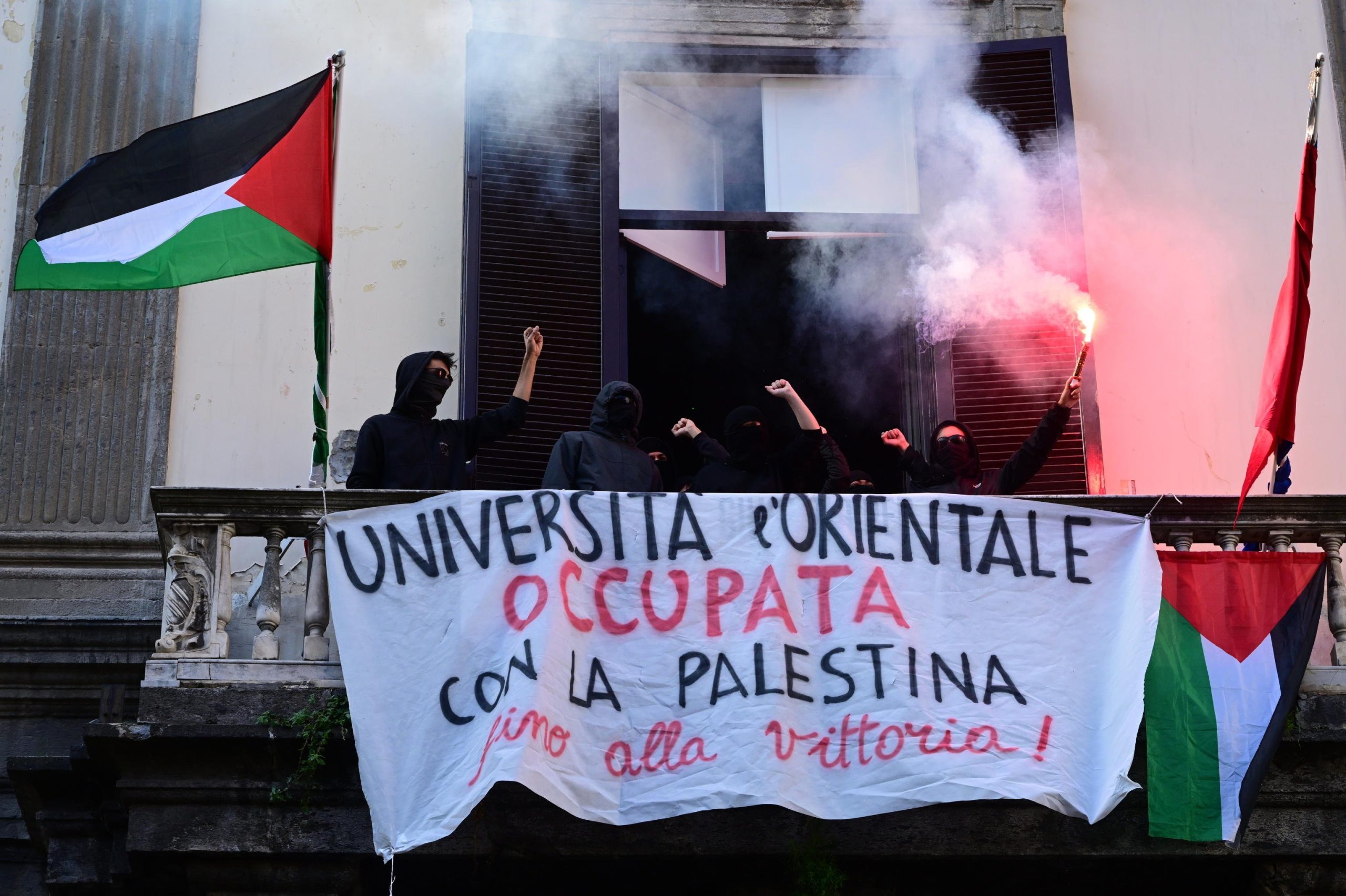 Occupata l’Università Orientale di Napoli a sostegno Palestina