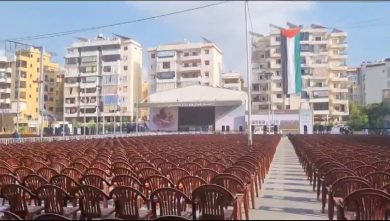 Beirut i preparativi per il discorso di Hassan Nasrallah, leader di Hezbollah | video