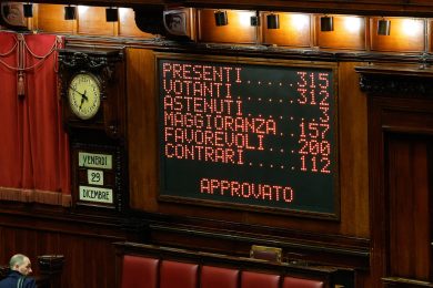 La Camera ha approvato la Manovra Economica che è legge