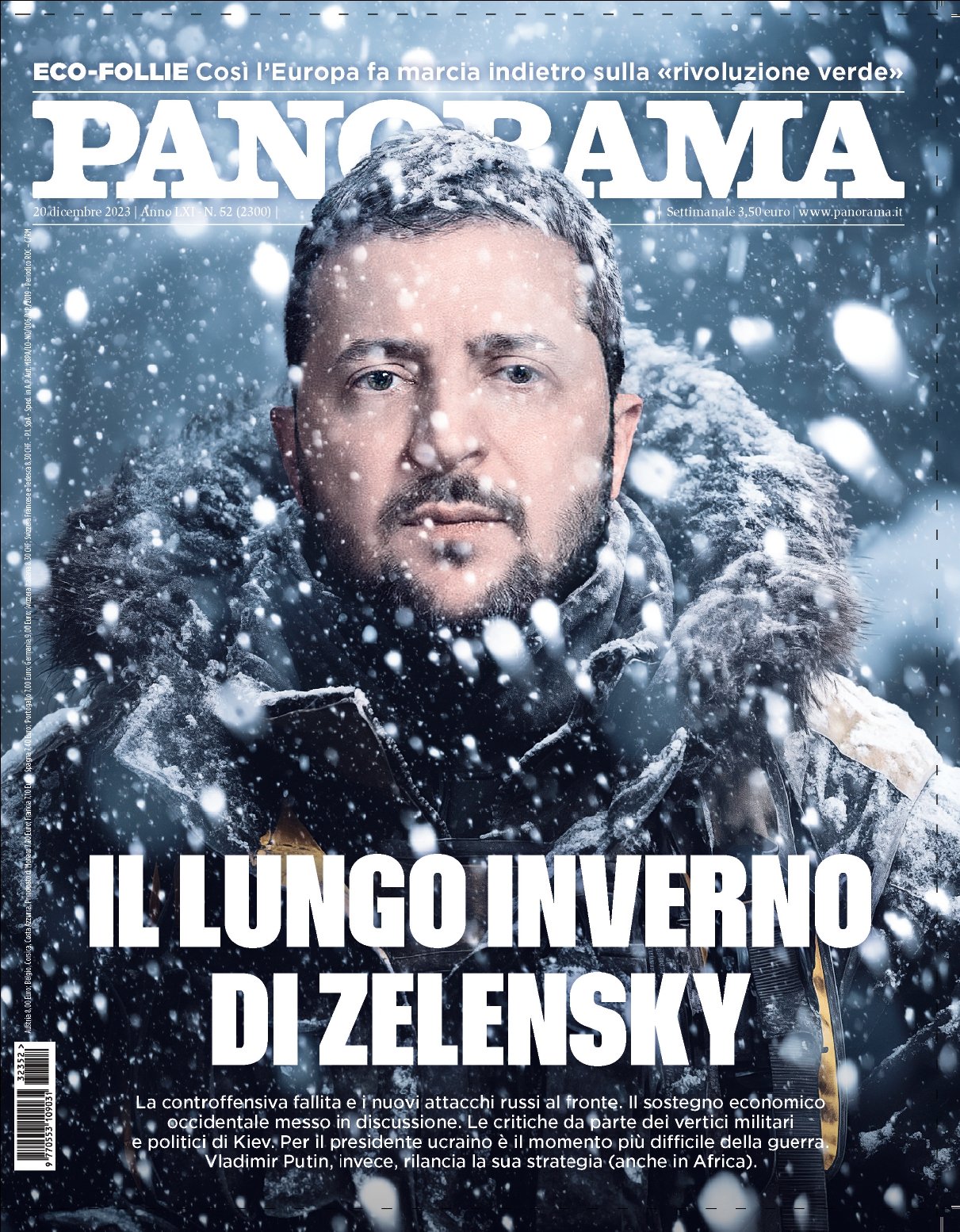 Il lungo inverno di Zelensky – Panorama in edicola Il lungo inverno di Zelensky – Panorama in edicola