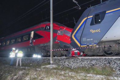 Scontro tra treni nel ravennate, 17 feriti