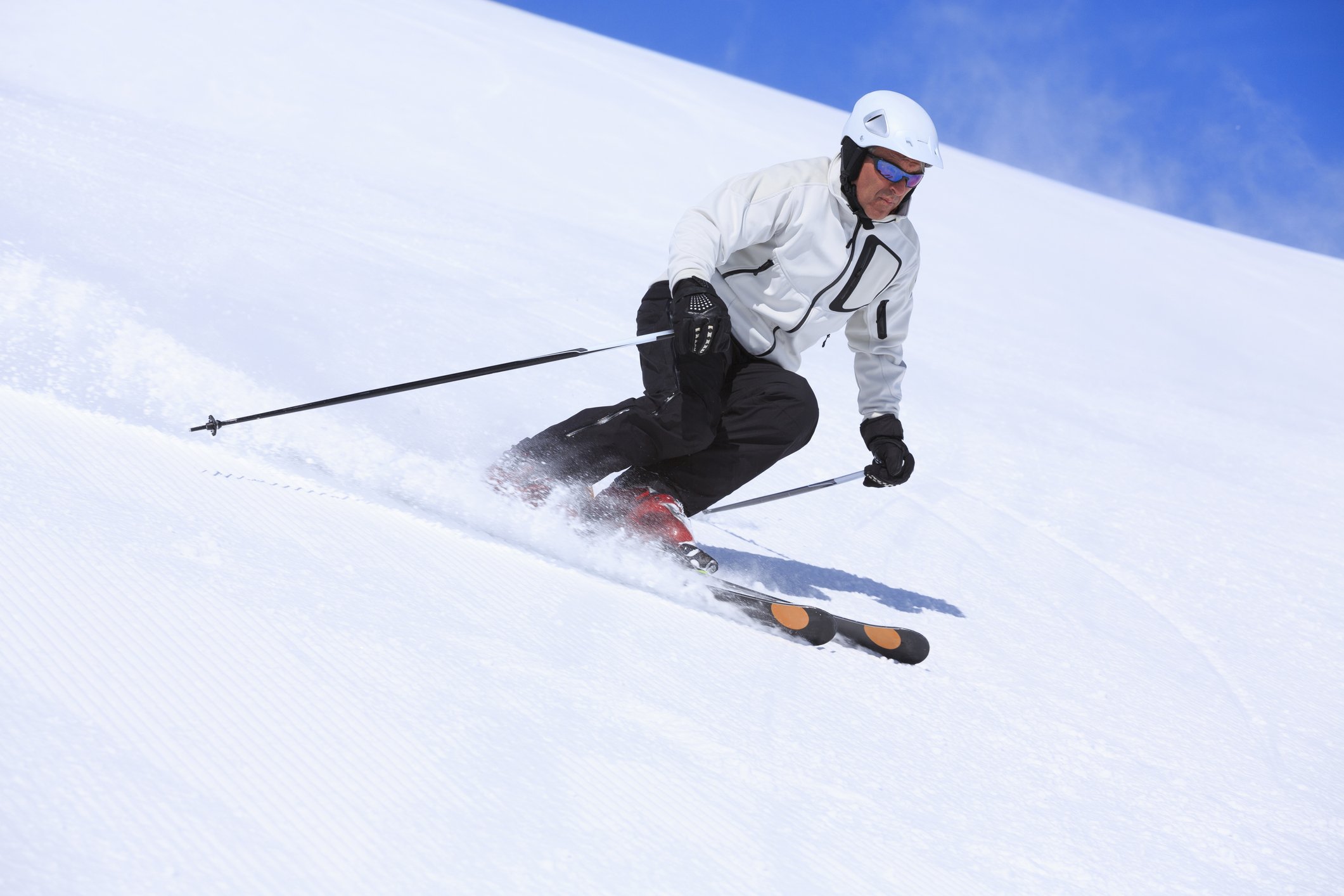 Lo sciatore «timido»