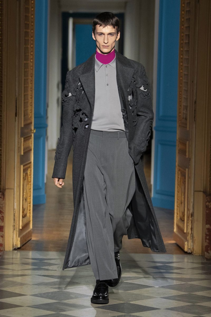 Paris Fashion Week: azzurro Valentino Paris Fashion Week: azzurro Valentino