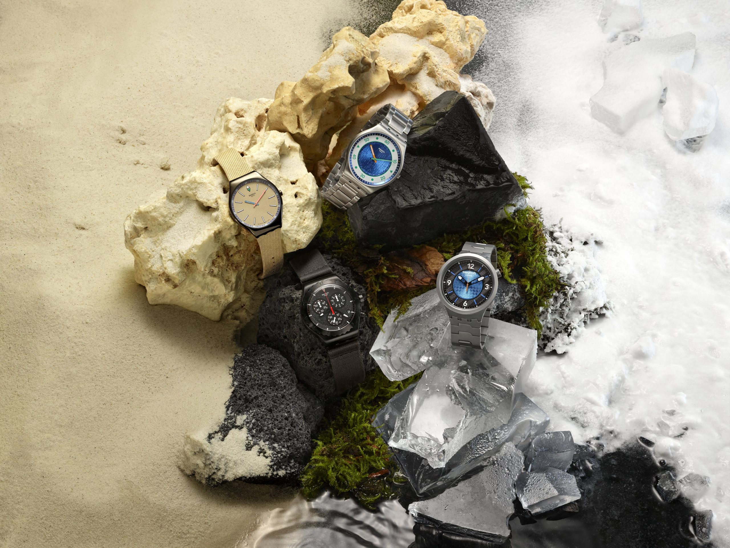 Swatch sfida gli elementi con la collezione «Power of Nature»