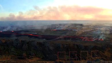 Nuova eruzione vulcanica in Islanda | video