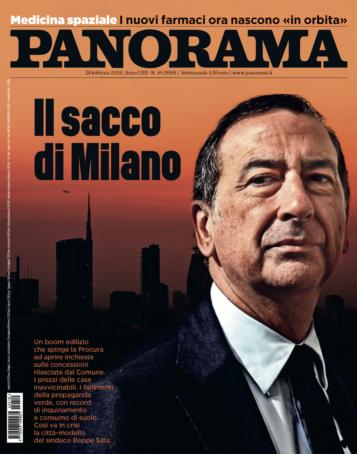 ​Il sacco di Milano – Panorama in edicola