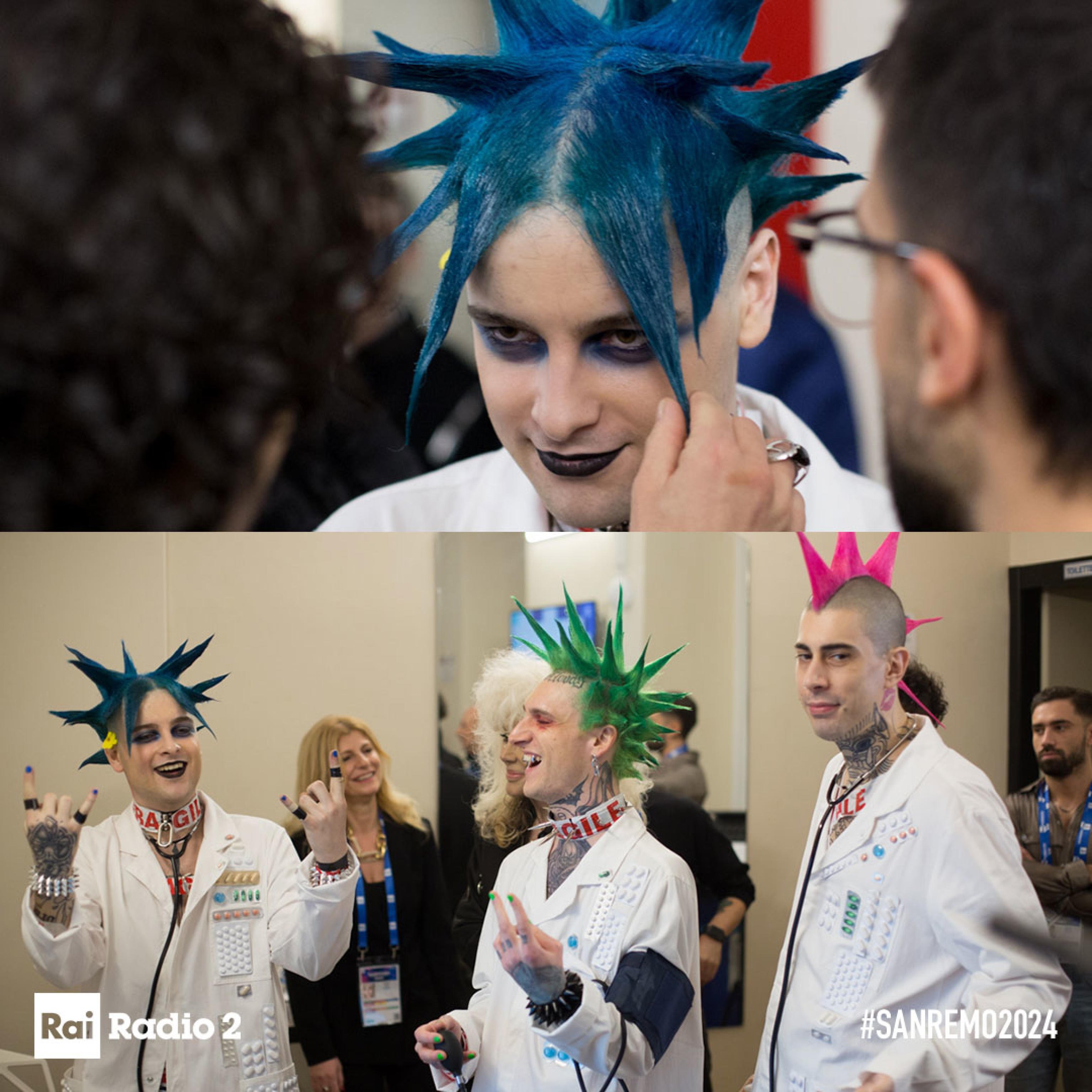 Sanremo 2024: le foto del backstage