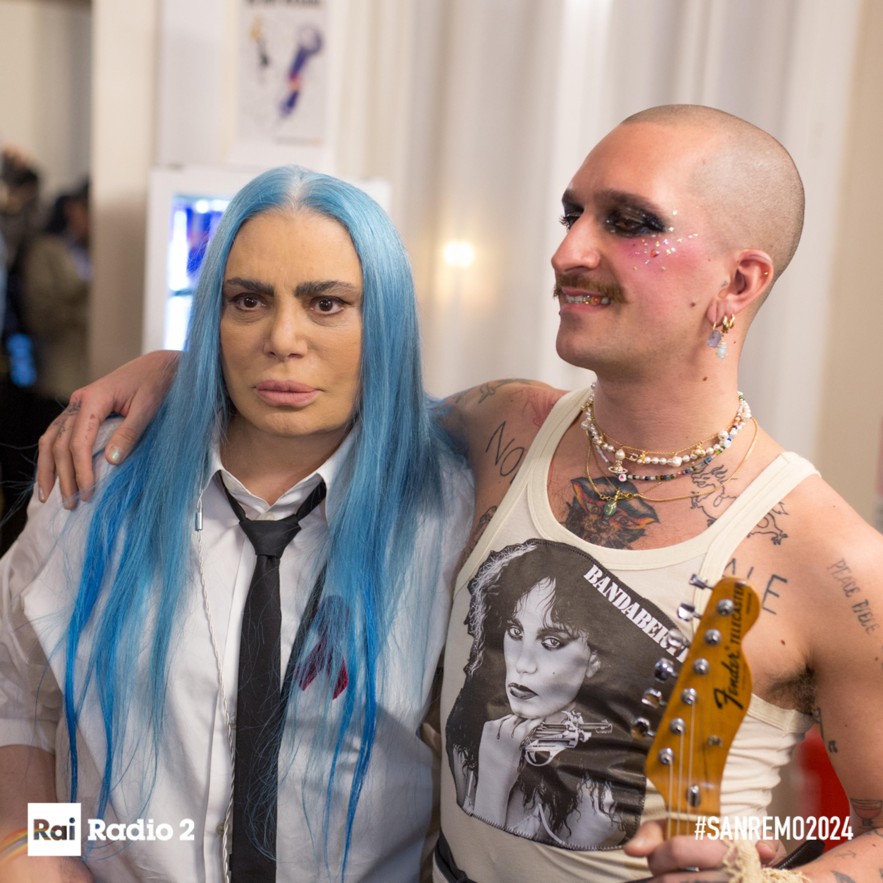 Sanremo 2024: le foto del backstage