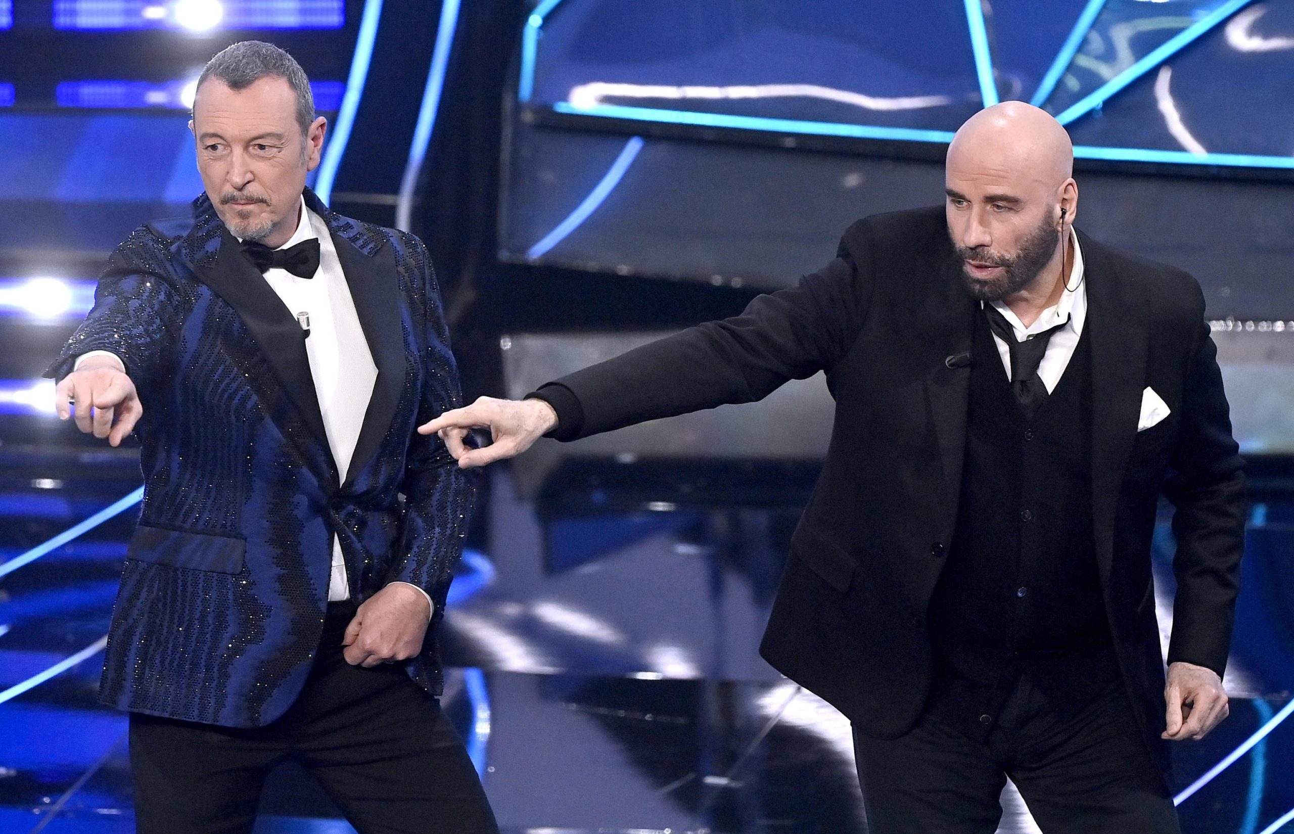 John Travolta a Sanremo, una gag terrificante