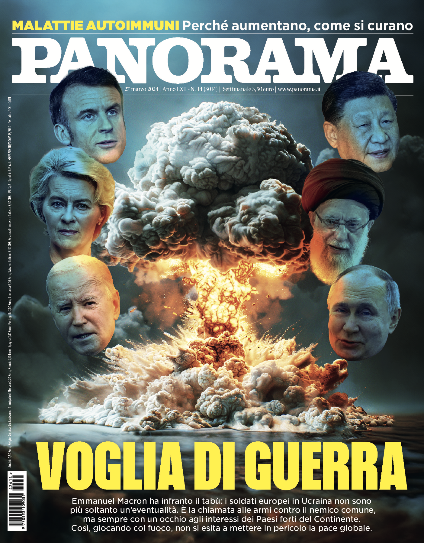 Voglia di guerra – Panorama in edicola Voglia di guerra – Panorama in edicola