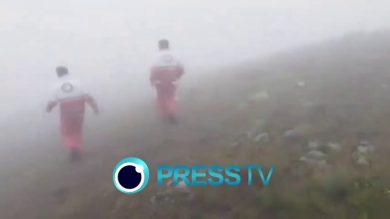 La nebbia nella zona dello schianto dell’elicottero del presidente dell’Iran, Raisi | video
