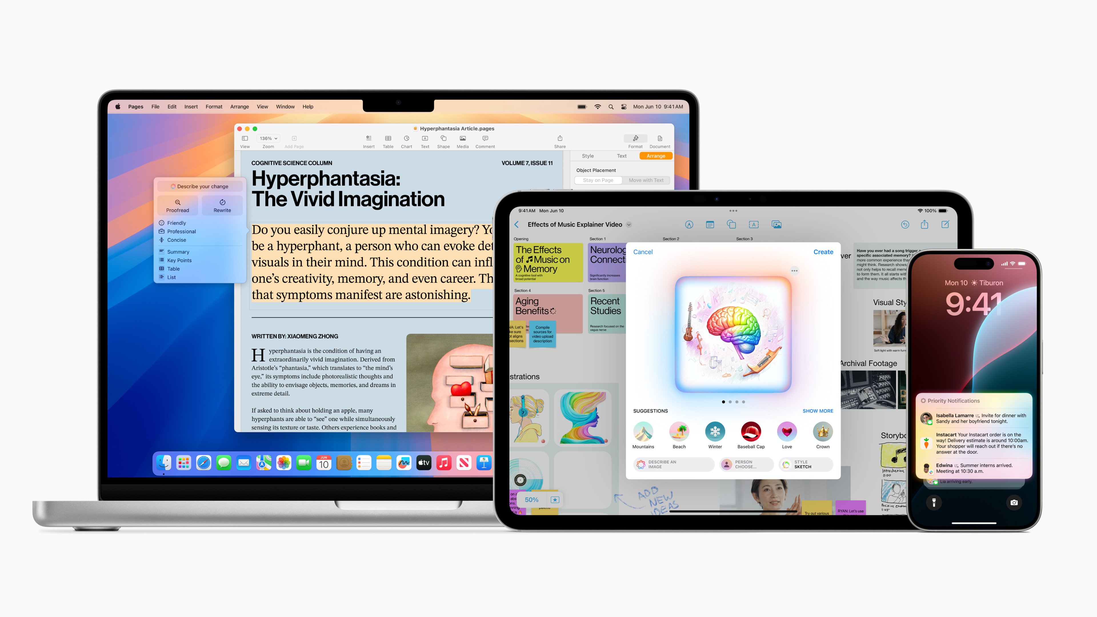 Apple Intelligence, cos’è e come funziona l’IA in arrivo su iPhone, iPad e Mac Apple Intelligence, cos’è e come funziona l’IA in arrivo su iPhone, iPad e Mac