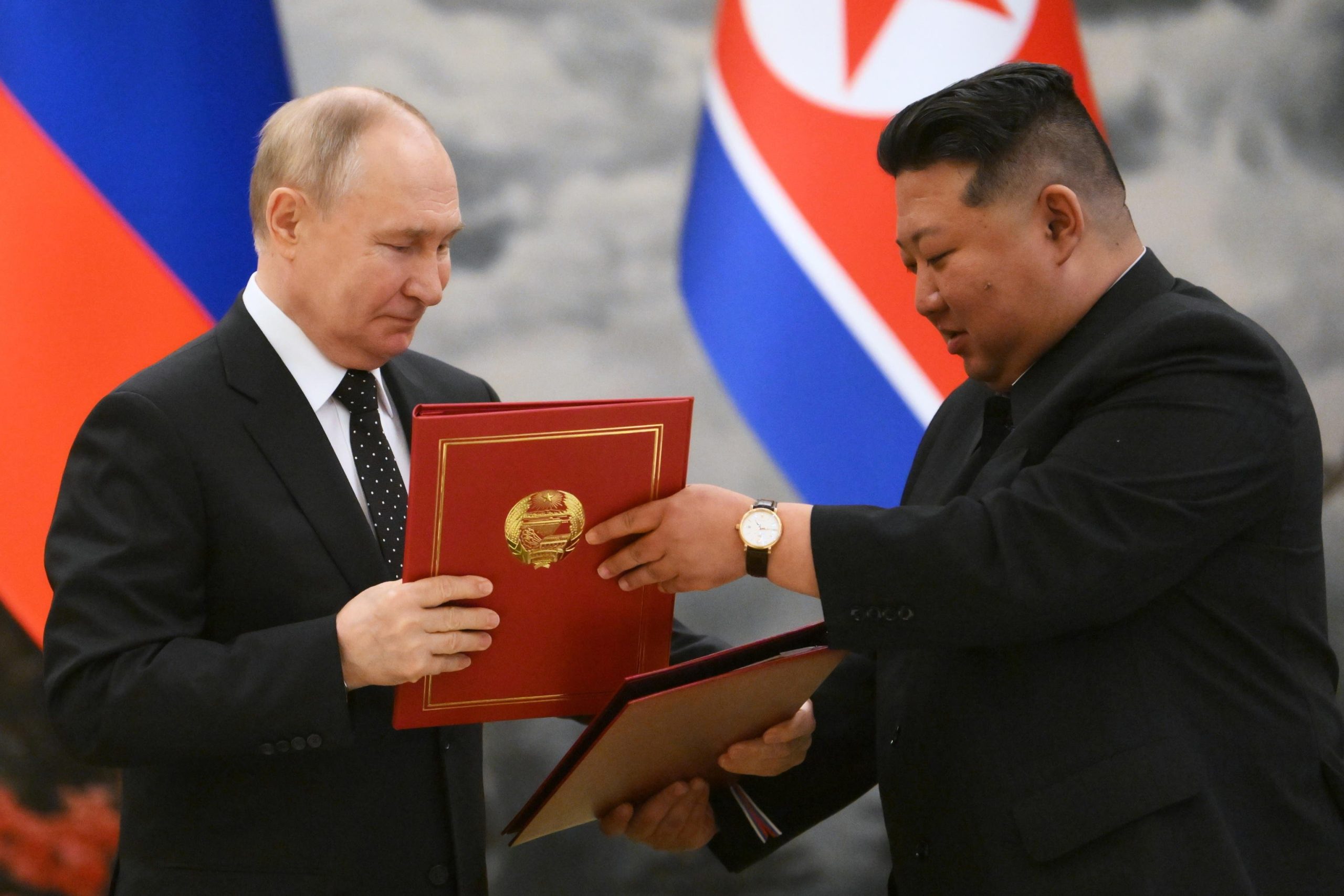 Putin e Kim, patto d’aiuto reciproco in caso di aggressione Putin e Kim, patto d’aiuto reciproco in caso di aggressione