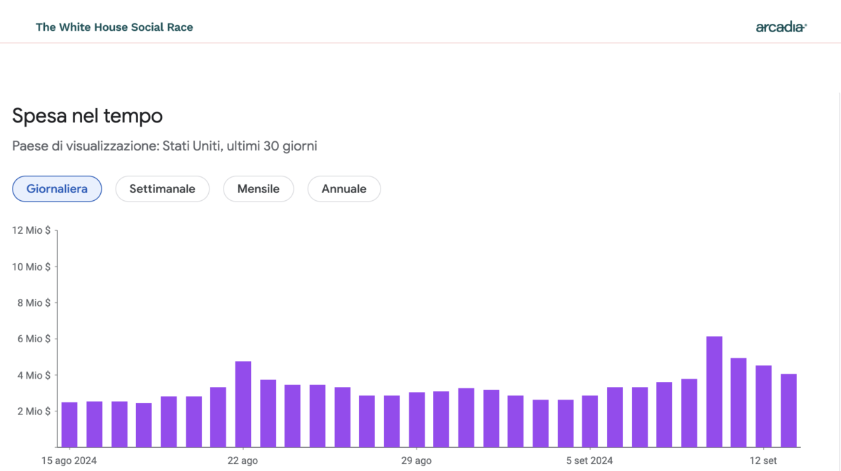 Galleria foto 'Quanto stanno spendendo online Trump e Harris' - foto 6