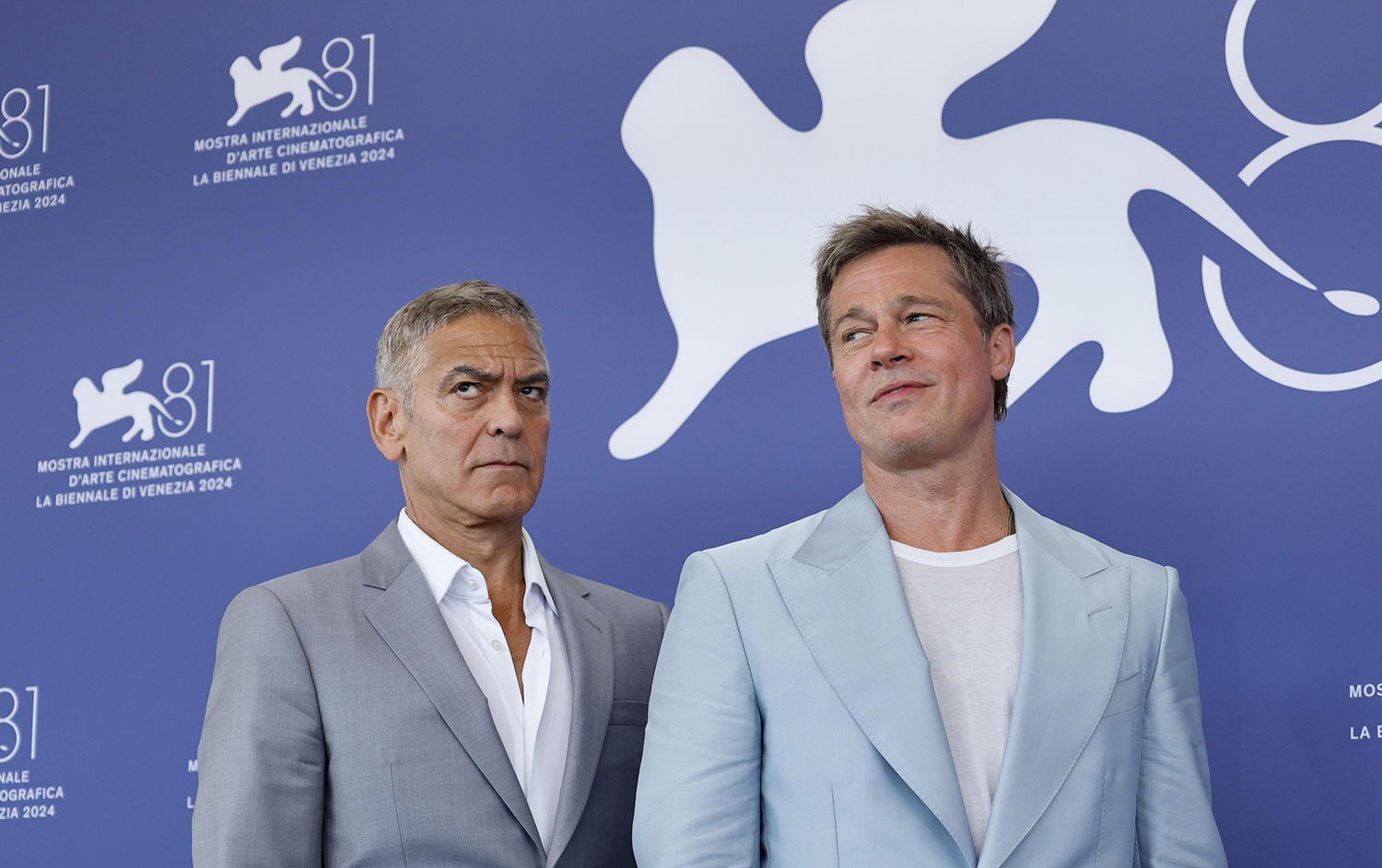 Wolfs, Brad Pitt e George Clooney a Venezia. «Invecchiando è importante lavorare con le persone giuste» Wolfs, Brad Pitt e George Clooney a Venezia. «Invecchiando è importante lavorare con le persone giuste»