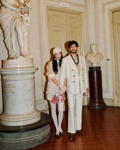 Mariacarla Boscono sceglie Valentino per il secondo «si»
