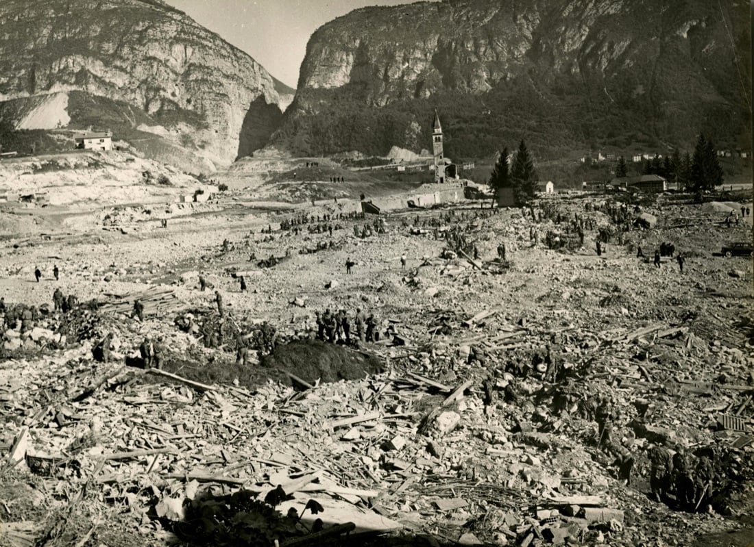 Tragedia del Vajont: 9 ottobre 1963, ore 22.39 – FOTO