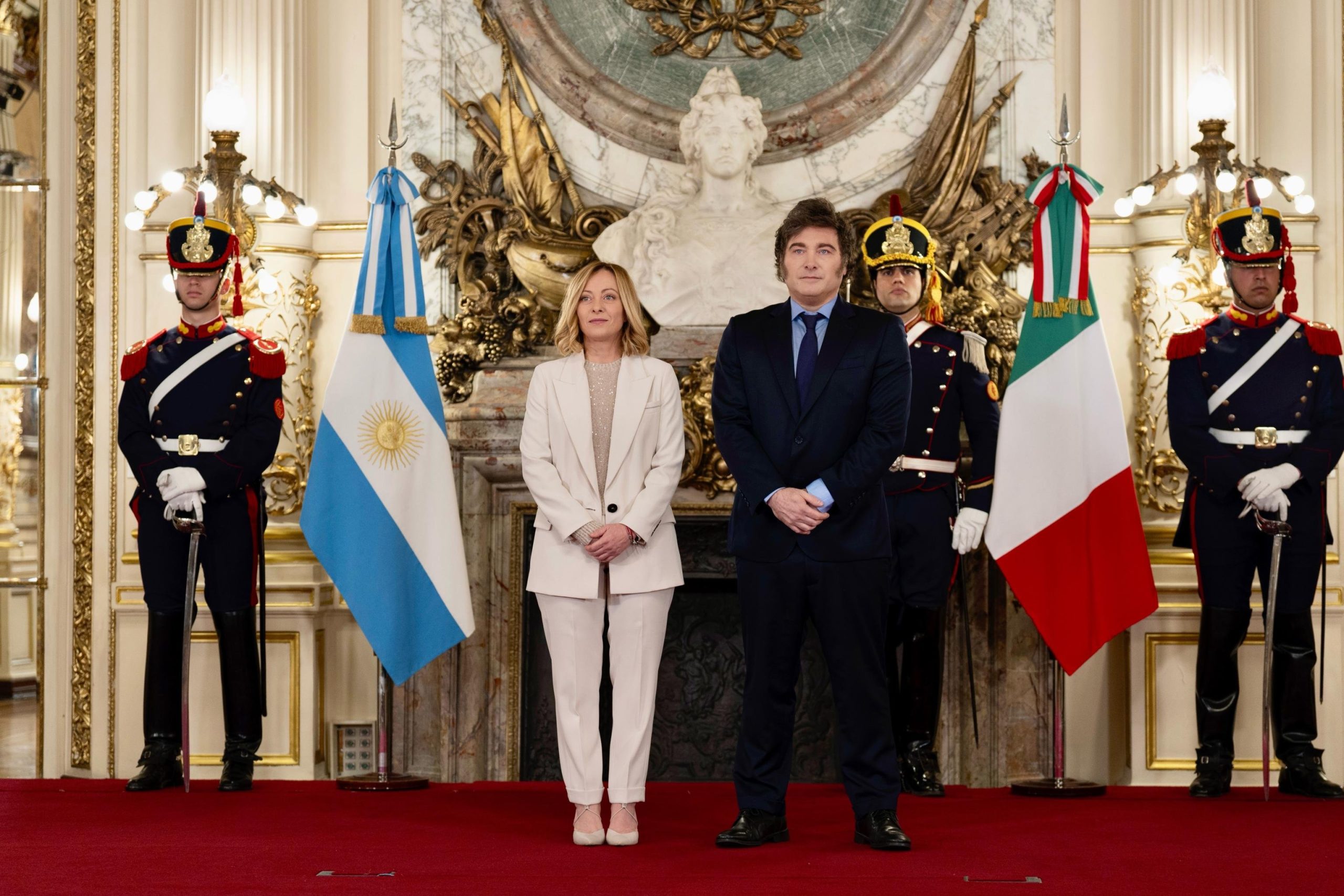 La Meloni rafforza la sponda con Milei (e Trump)
