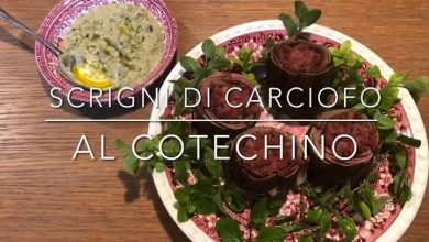 Cuciniamo insieme: scrigni di carciofo al cotechino