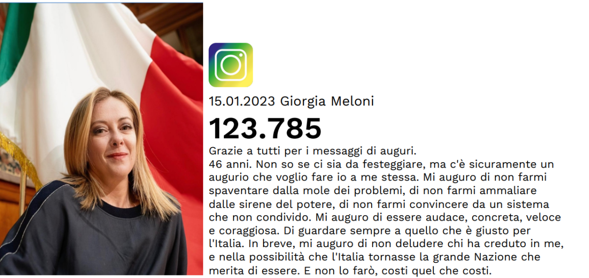 Galleria foto 'Il 2023 attraverso le interazioni social dei leader politici' - foto 2