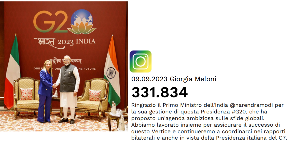 Galleria foto 'Il 2023 attraverso le interazioni social dei leader politici' - foto 10