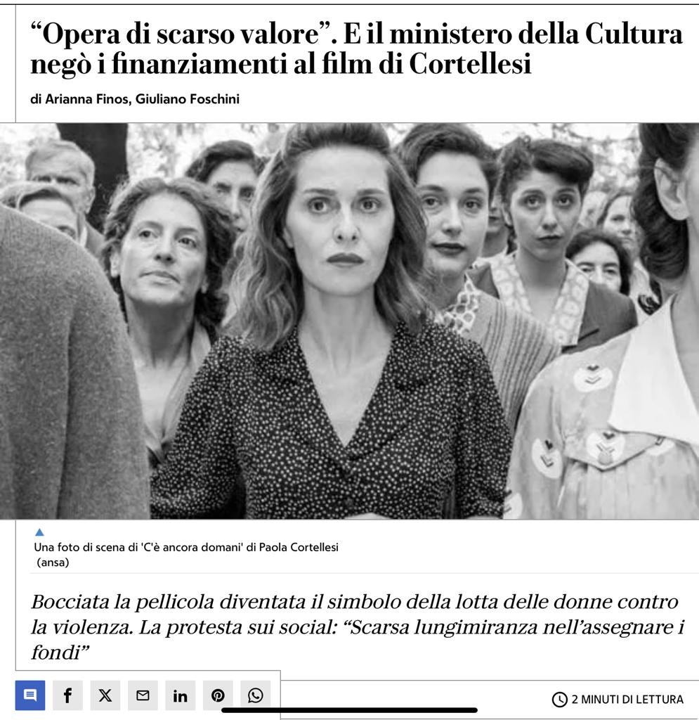 Franceschini, il «competente», che ha fatto flop con il film da record della Cortellesi Franceschini, il «competente», che ha fatto flop con il film da record della Cortellesi
