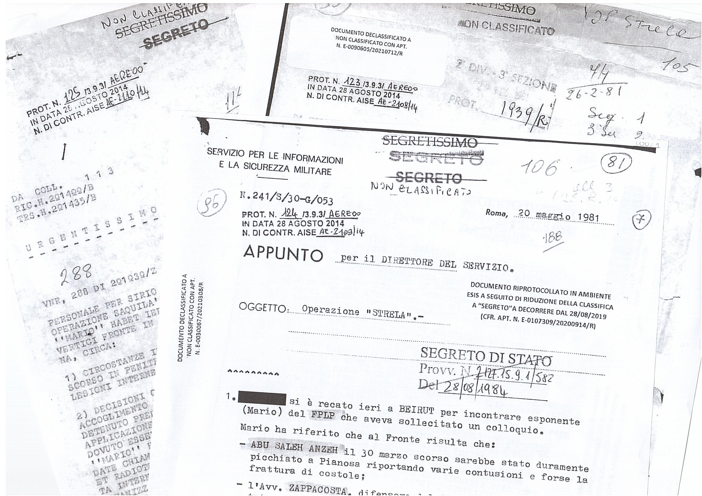 Lodo Moro: Abu Anzeh Saleh fu trasferito a Pianosa e picchiato al punto da rompergli una costola Lodo Moro: Abu Anzeh Saleh fu trasferito a Pianosa e picchiato al punto da rompergli una costola